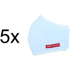 Atemschutzmaske Nanosilber Mundschutz Maske neu 3 Lagig 30 x Waschbar