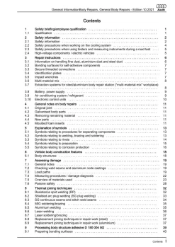 Audi A1 type GB from 2018 general information body repairs workshop manual eBook