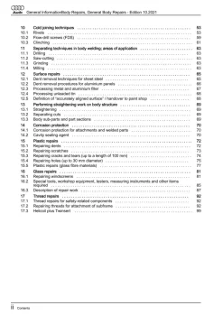 Audi A1 type GB from 2018 general information body repairs workshop manual eBook
