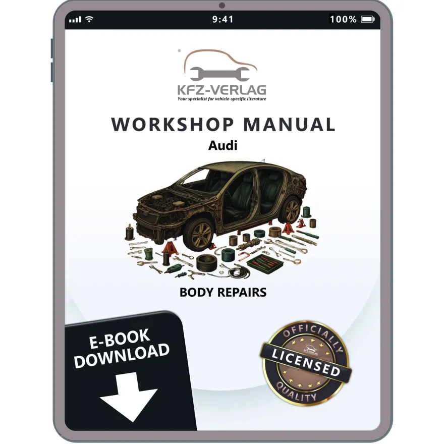 Audi A6 type 4K 2018-2023 body repairs workshop manual eBook pdf
