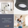 Aufbauspot OH36 Deckenleuchte RUND Farbe Schwarz Deckenstrahler Aluminium IP20 LED