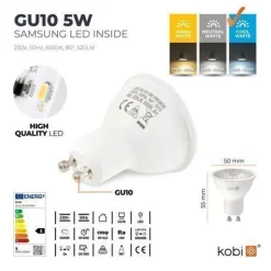 Aufbauspot OH36 Deckenleuchte RUND Farbe Schwarz Deckenstrahler Aluminium IP20 LED