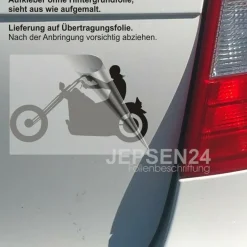 Aufkleber Motorrad Chopper 16cm C066 Autoaufkleber