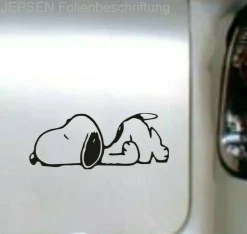 Aufkleber Snoopy 10cm S138-MR - Auto Aufkleber DUB OEM JDM Die Peanuts