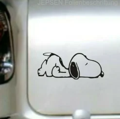 Aufkleber Snoopy 10cm S138-MR - Auto Aufkleber DUB OEM JDM Die Peanuts