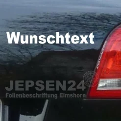 Aufkleber Text Name 25cm länge Wunschname Beschriftung Schrift und Farbwahl