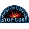 Aufnäher - TOP GUN - 00702 - Gr. ca. 10,5 x 6,5 cm - Patches Stick Applikation