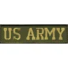 Aufnäher - US ARMY - 04627 - Gr. ca. 10,5 x 3 cm - Patches Stick Applikation