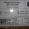 Augenschrauben M24 x 130 4.6 VZ DIN 444-C45 1 Stk