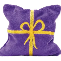 Aumüller Katzenspielkissen Weihnachtsgeschenk, lila - mit Baldrianfüllung