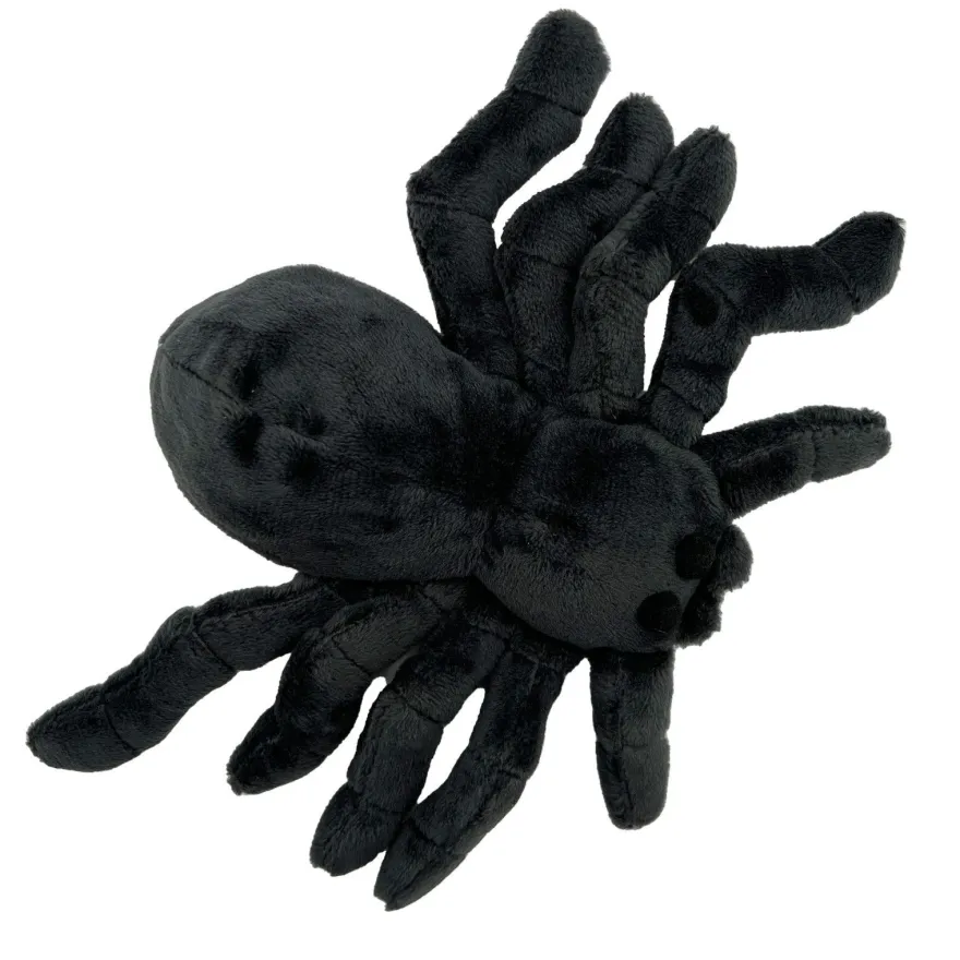 Aumüller Katzenspielzeug Grusel-Tarantel Spooky - Plüschtier mit Baldrianfüllung