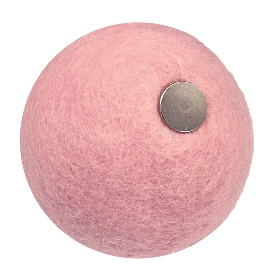Aumüller natürliches Katzenspielzeug, Wollfilzkugel - 4 Stück
