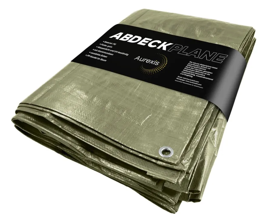 Aurexis Abdeckplane grün, 3m x 4m (180 gr./m²)