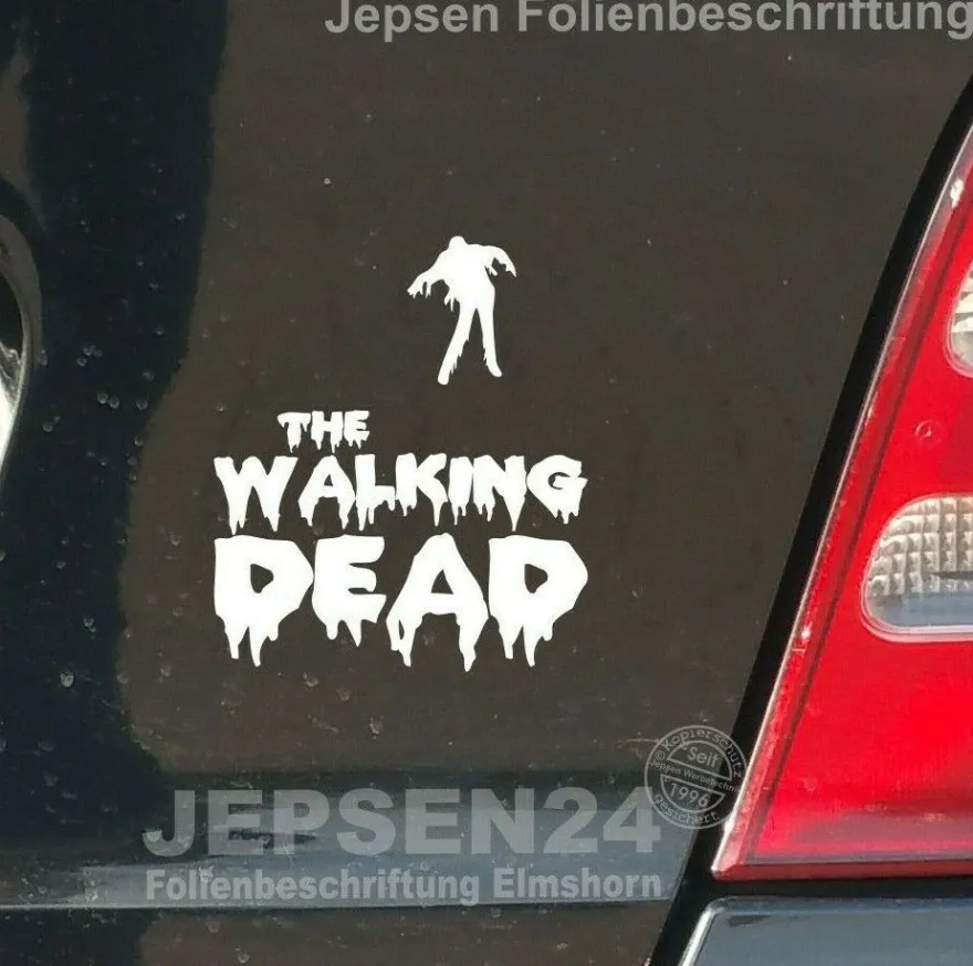 Autoaufkleber The Walking Dead Aufkleber 10x7cm JDM DUB Zombie S015B