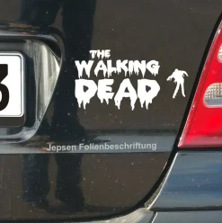 Autoaufkleber The Walking Dead Aufkleber 10x7cm JDM DUB Zombie S015B