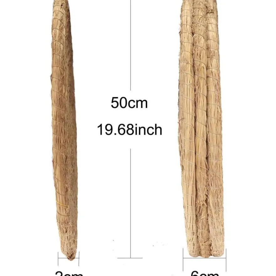 AUVIM Handgefertigte Stroh-Zielscheibe Bogenschießen 50cm für Recurve