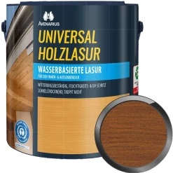 Avenarius Universal Holzlasur 5 Ltr Holzschutzlasur innen + aussen Wetterschutz