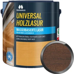Avenarius Universal Holzlasur 5 Ltr Holzschutzlasur innen + aussen Wetterschutz