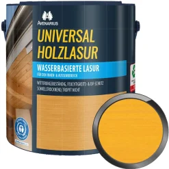 Avenarius Universal Holzlasur 5 Ltr Holzschutzlasur innen + aussen Wetterschutz