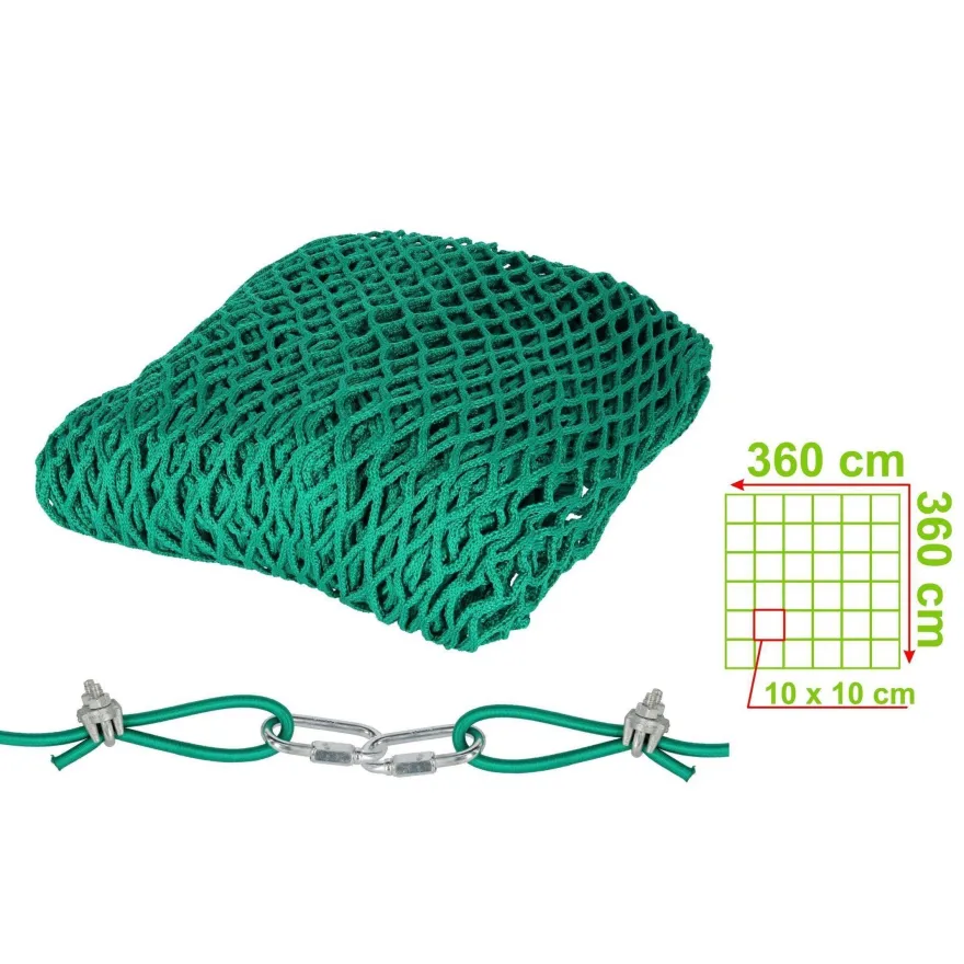 AVERDE Futtersparnetz Heunetz 3,6 x 3,6 m, HD, 10 cm Maschenweite
