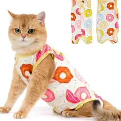 Avont Katzenbody nach OP Erholungsanzug Recovery Suit für Katze, Bauchwunden