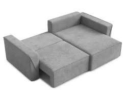 AX LIVING Mirani Ecksofa Grün kleine Couch L Form Schlaffunktion 245cm