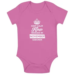 Babybody Keep Calm Kings werden im November geboren