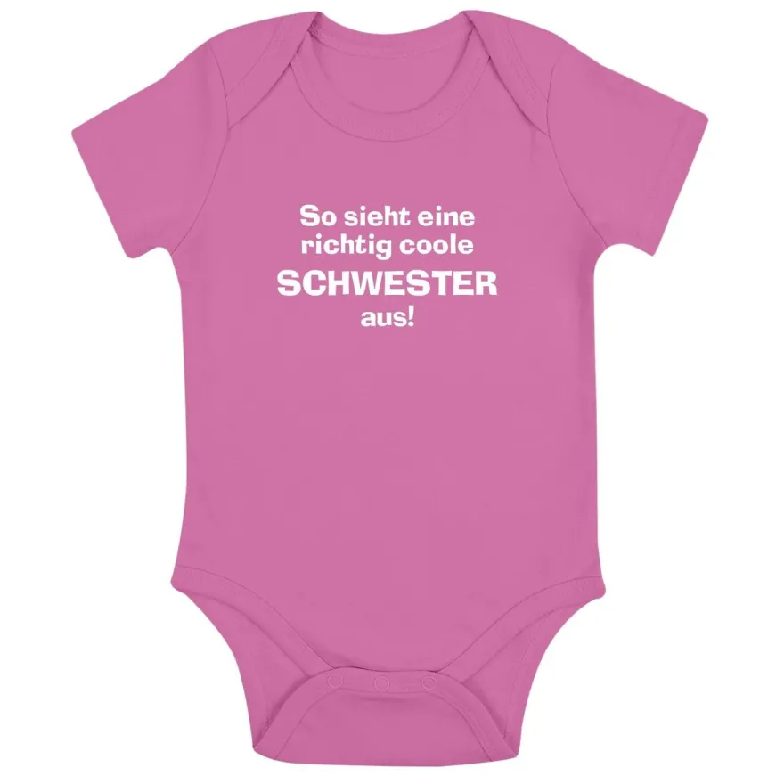 Babybody so sieht eine richtig coole Schwester aus