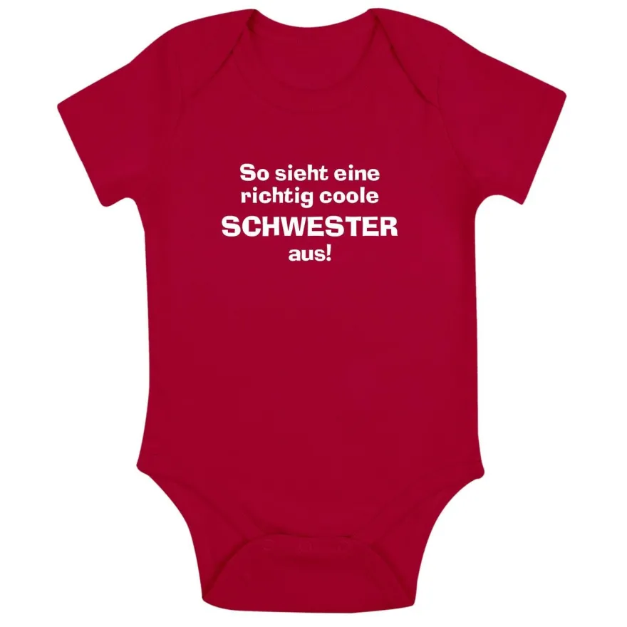 Babybody so sieht eine richtig coole Schwester aus