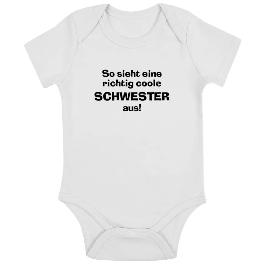 Babybody so sieht eine richtig coole Schwester aus