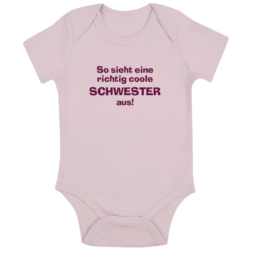 Babybody so sieht eine richtig coole Schwester aus