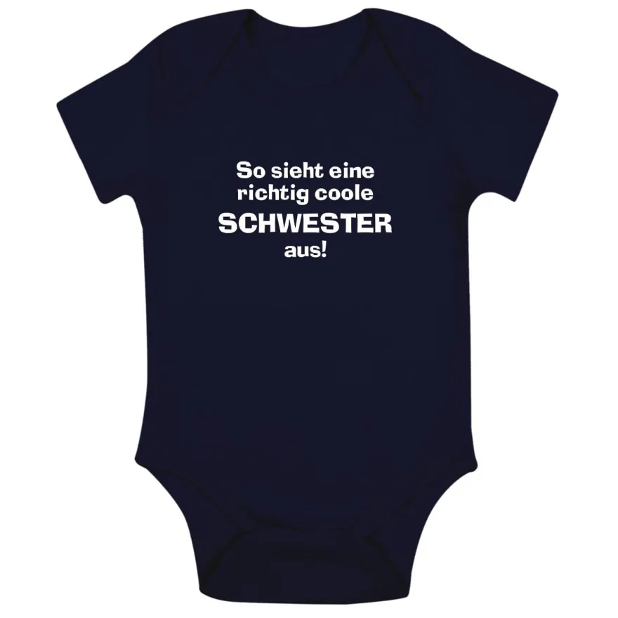 Babybody so sieht eine richtig coole Schwester aus