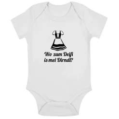 Babybody Wo zum Deifi is mei Dirndl?
