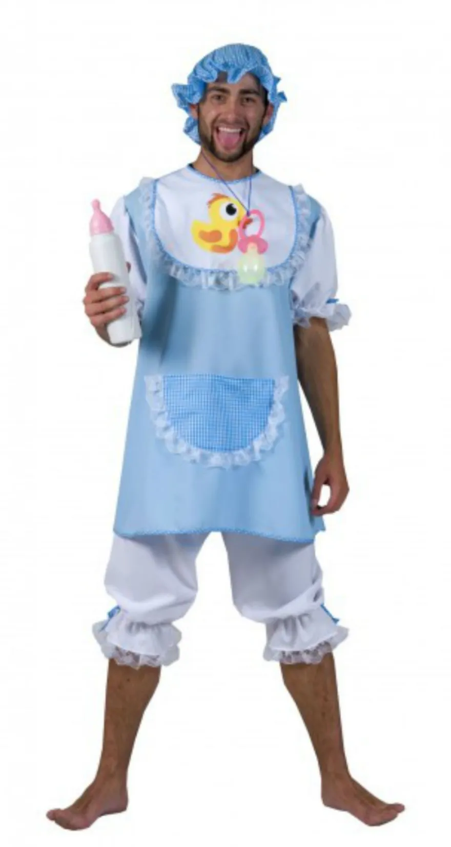 Babykostüm Damen Herren Kostüm Riesen Baby 4tlg. Partnerkostüm Karneval Fasching