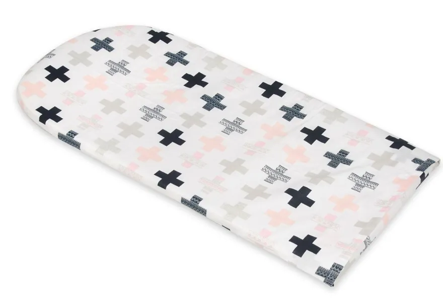Babynest - Babynest - 0-8 Monate - 100% Baumwolle - 82x54cm - rosa Kreuze