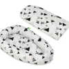 Babynest - Babynest - 0-8 Monate - 100% Baumwolle - 82x54cm - mintfarbene Dreiecke