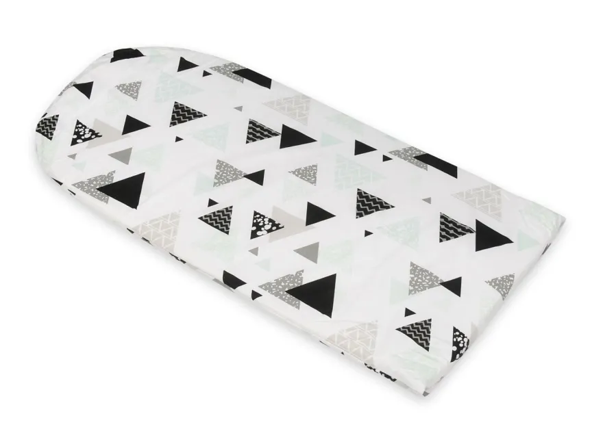 Babynest - Babynest - 0-8 Monate - 100% Baumwolle - 82x54cm - mintfarbene Dreiecke