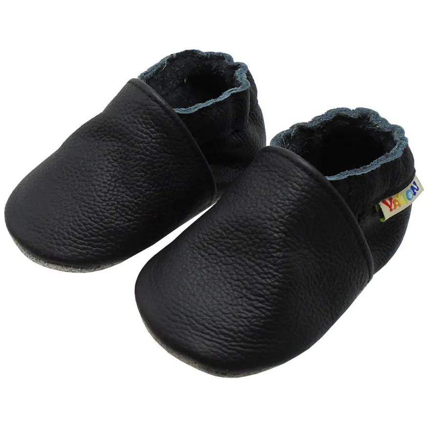 Baby Weiche Leder Lauflernschuhe Junge Krabbelschuhe Mädchen Hausschuhe Lederpuschen