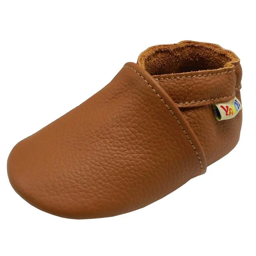 Baby Weiche Leder Lauflernschuhe Junge Krabbelschuhe Mädchen Hausschuhe Lederpuschen