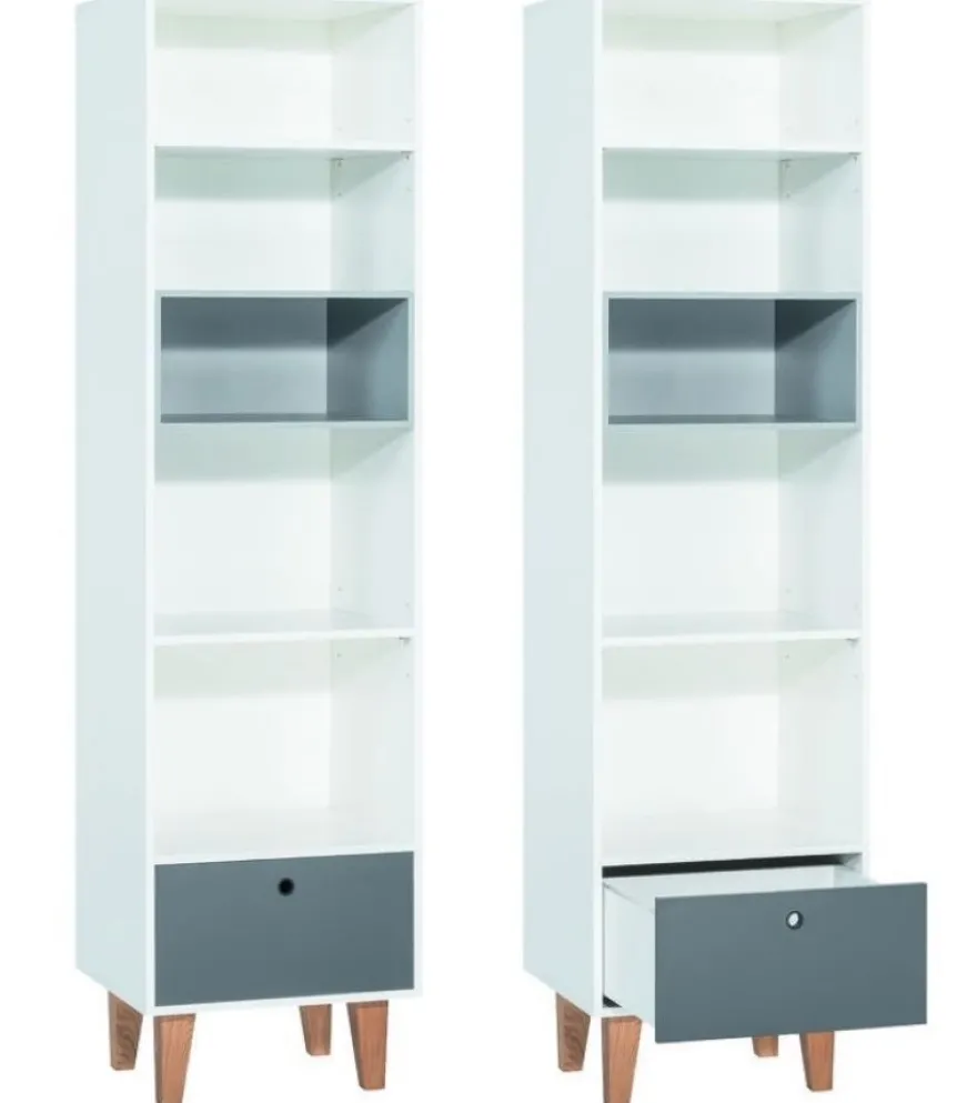 Babyzimmer Kinderzimmer Komplett COLIN Set A Schrank Wickelkommode Bett 70x140 Regal