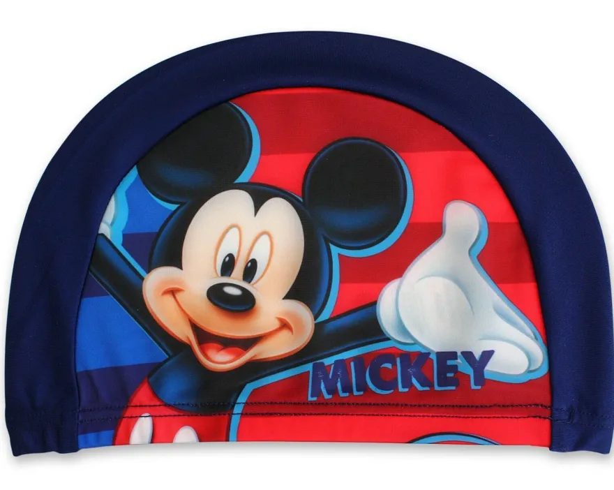 Badekappe Kinder Mickey Mouse Badehaube Dunkelblau NEU 771-444