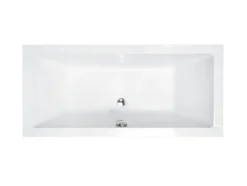 Badewanne Rechteck 190x90 Acrylschürze Ablage Kopfstütze Ablauf und Füße GRATIS