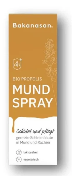 Bakanasan - Bio Propolis Mundspray 15 ml - Schützt und pflegt die Schleimhäute
