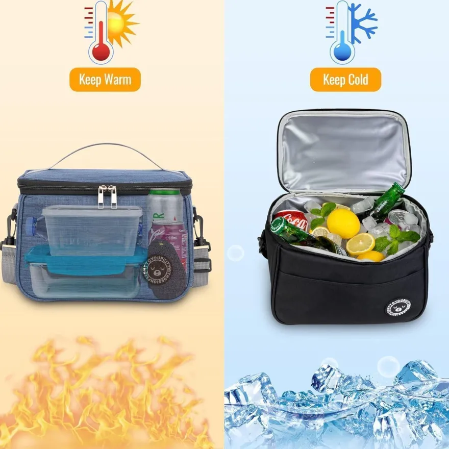 BALIGO Kühltasche 9L, auslaufsicheres Futter, faltbar, tragbar für Arbeit