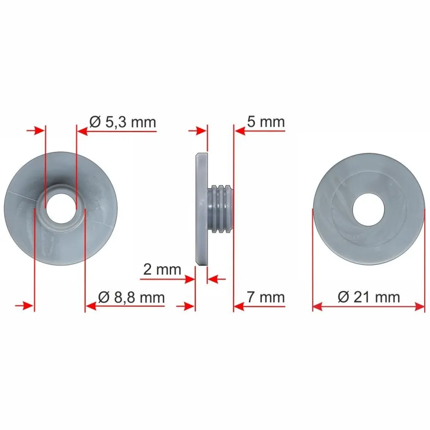 Balkonschrauben-Set M5 x 30 mm V2A TRESPA Edelstahl A2 Schrauben