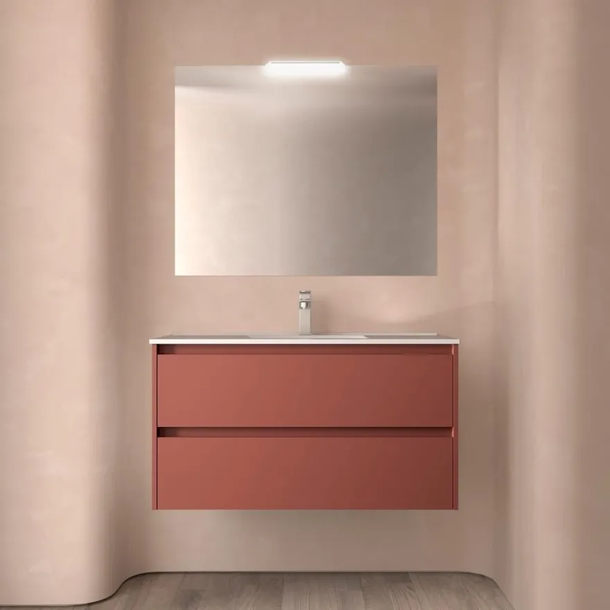 BALTIC Komplett-Set 1000 2 Schubladen Red Satin
