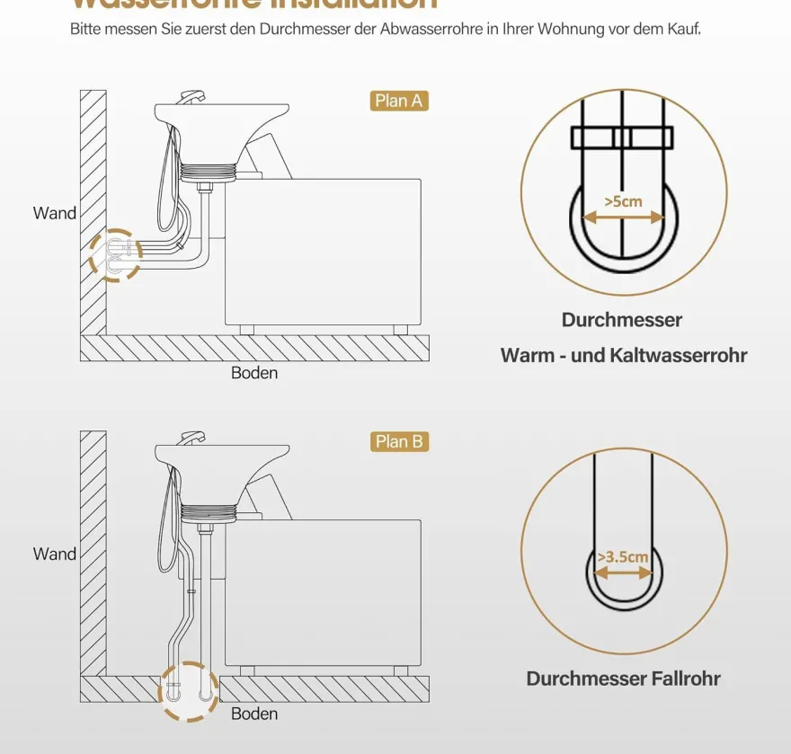 BarberPub Friseurstuhl mit Waschbecken 8611