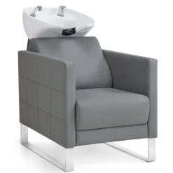 BarberPub Friseurstuhl mit Waschbecken 8611