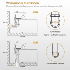 BarberPub Friseurstuhl mit Waschbecken 8611