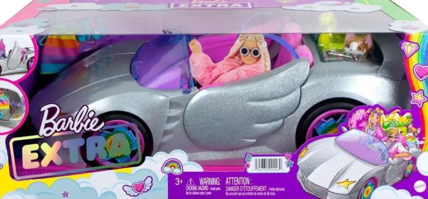 Barbie Puppen Puppe spielzeuge Kinder Barbie Auto Cabrio HDJ47 Fahrzeug